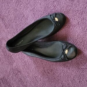Coach Black Ballet Flats Women's Size 10